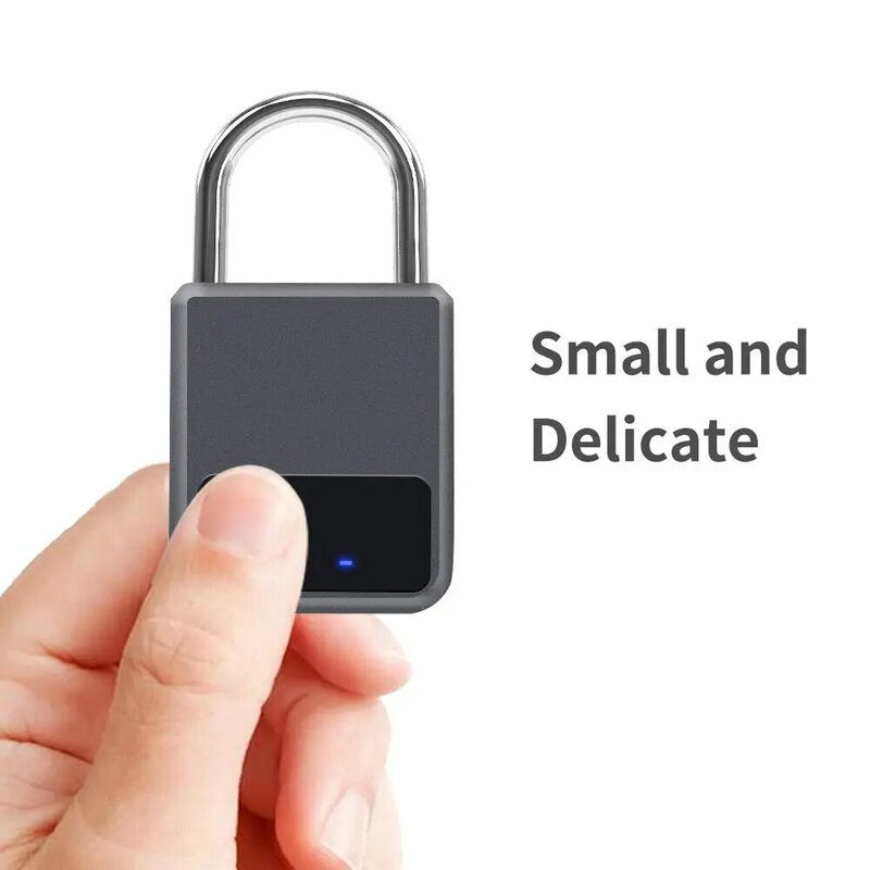 Умное портативное приложение Tuya для отпечатков пальцев, блокировка с USB-ключом, поддержка при чрезвычайных ситуациях, 1 год использования после одной зарядки