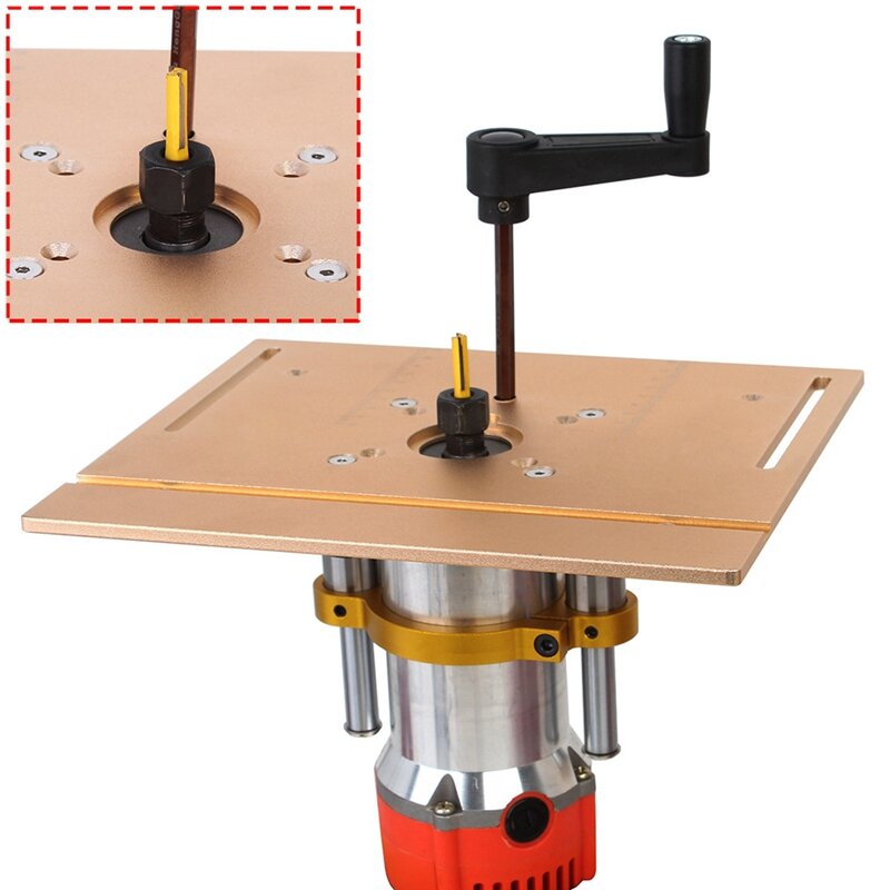 Router Lift 65Mm Universal Trimming Machine Router Lift Table Base For Woodworking Table Saw Base Tool