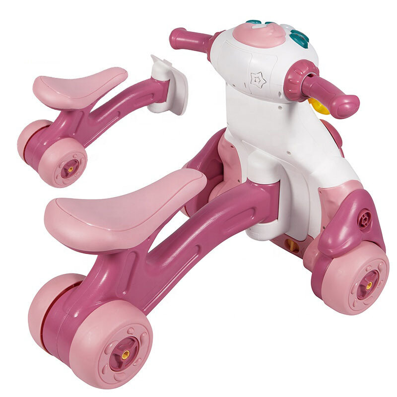 Adjustable Height Speed Rear Wheels 3 in 1 Sit to Stand Learning Baby Walker for 6-12 Months Toddlers Plastic Ce 20kg