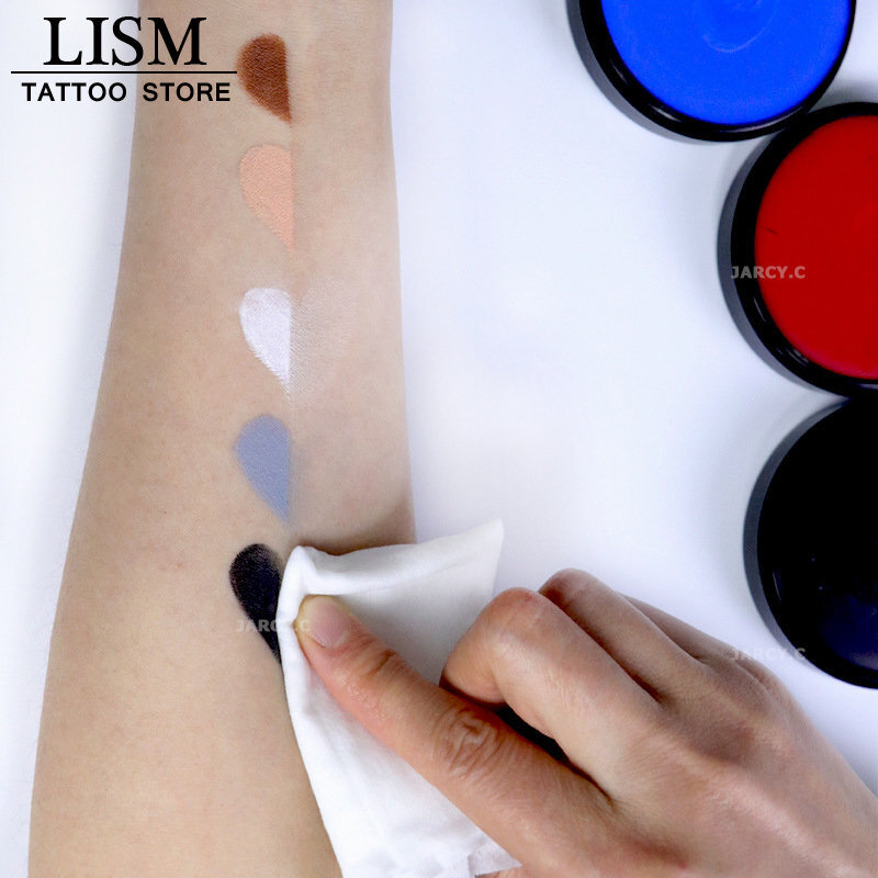 Rotulador de piel de labios blancos, pasta de mapeo de Microblading, maquillaje permanente, marcador de piel, Kit de tintado para tatuaje de cejas