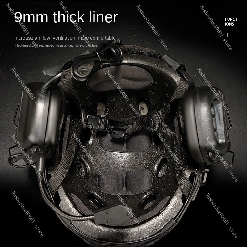 Fast Four-Mesh Night Vision Instrument Suit Communication Tactical Headset