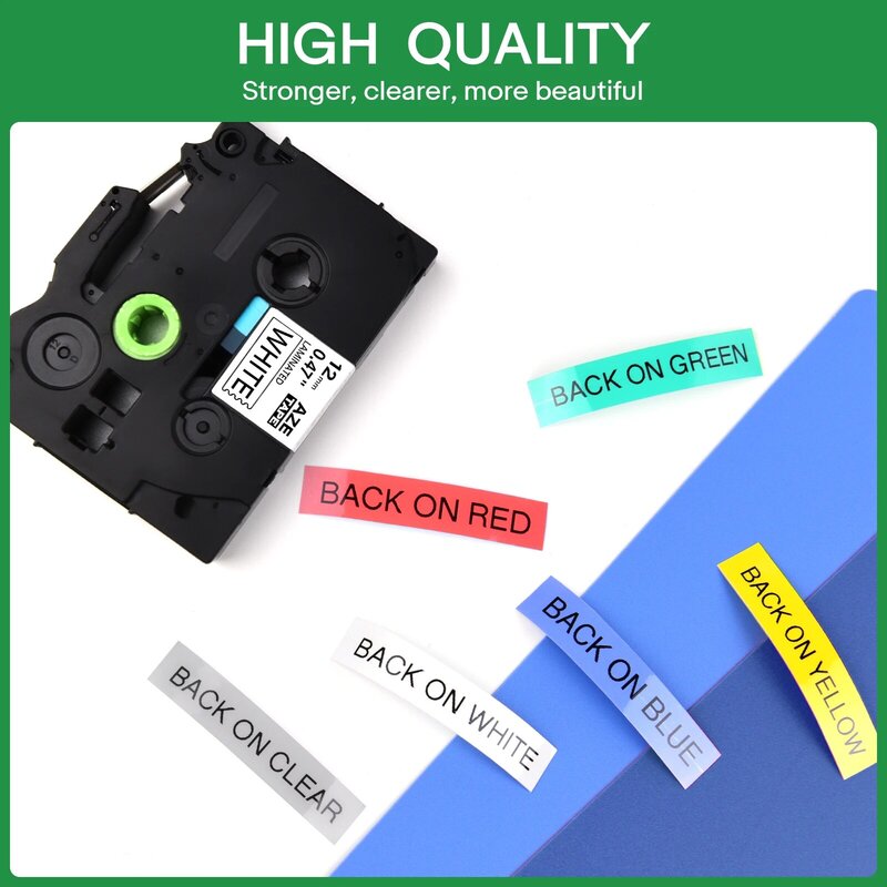 1Pcs 231 TZ Tape Compatible for Brother Label Tape 6mm/9mm/12mm 631 221 241 251 Labeling Ribbon for Ptouch Label Maker PTH110 PT