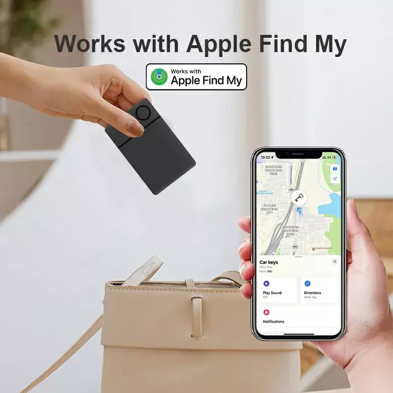 Smart Tag für Apple Airtags finden meinen Apfel mit Tuya Anti Lost Item Locator für Gepäck Koffer Key Finder Bluetooth Tracker GPS