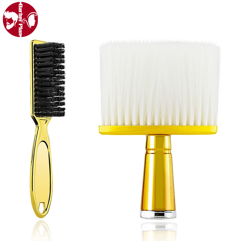 Pro Barber Brush Set Salon Hairdresser Clean Brushes Neck Duster Brush Clipper Cleaning Hairbrush Barbershop Styling Supplies