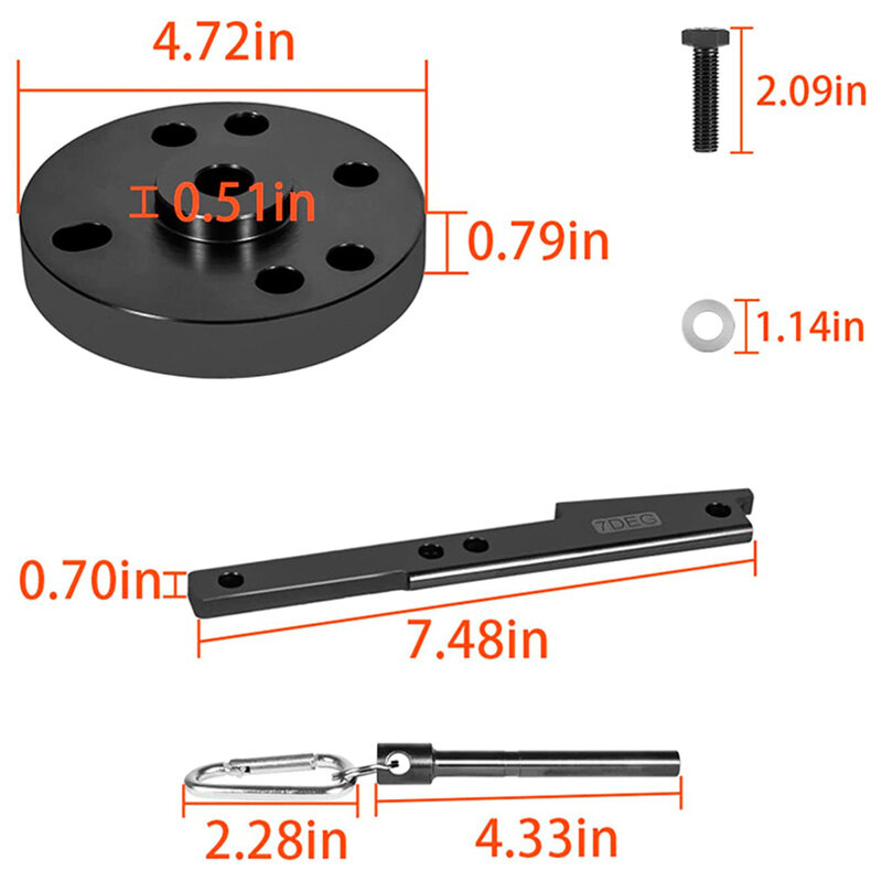 Kit de herramientas de sincronización de leva para Cummins ISX/QSX, con inyector, 16 extractor, alternativa a acero resistente 3163021 3163069, 3163020