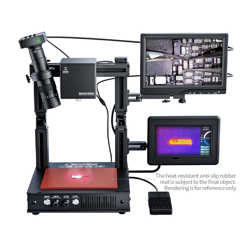 QIANLI – Machine à dessouder Laser infrarouge intelligente MEGA-IDEA, avec Microscope, pour un entretien plus rapide, outils de réparation de cartes mères