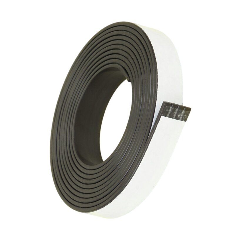 Tiras magnéticas, tiras cinta magnética con fuerte respaldo adhesivo para pizarras blancas, organización frigoríficos, 0mm