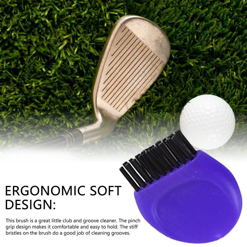 Mini Golf Club Brushes Finger Brush Bristles Height Fit For Cleaning Golf Heads Ball And Shoes Golf Training Aids