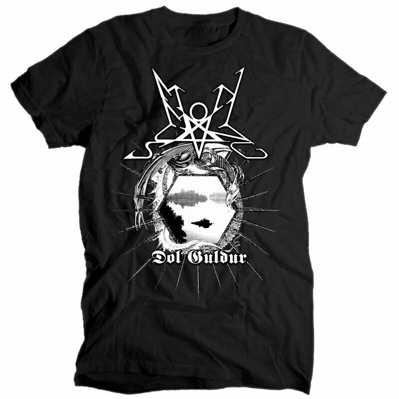 Summoning Dol Guldur camiseta negra para hombre, banda de Metal, ropa, Tops de manga corta