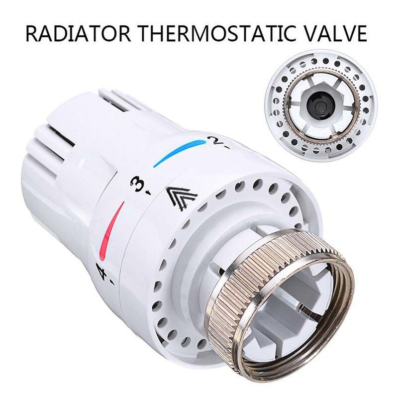 Válvula de Control termostática para radiador, termostato ajustable para calefacción de suelo, M30 x 1,5