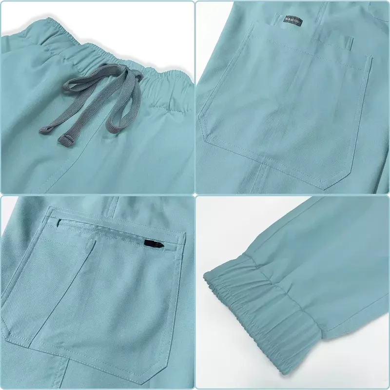 New Scrubs Nurse Uniform Pants Casual Jogging Pants Medical Dentist Pants Workout Beauty Work Bottoms Pet Shop Workwear Trousers