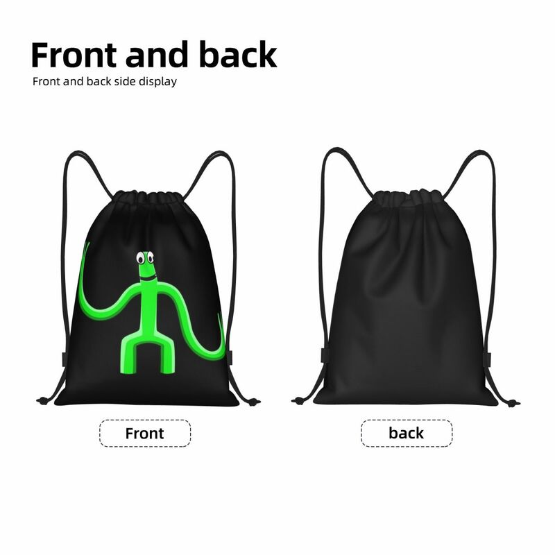 Персонализированные зеленые радуги для видеоигр для друзей, женские и мужские легкие спортивные рюкзаки для йоги