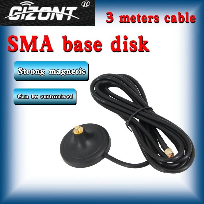 Router SMA Macho Antena Otário Base 3m RG58U fio de cobre puro WIFI roteamento módulo NIC Antena extensão assento
