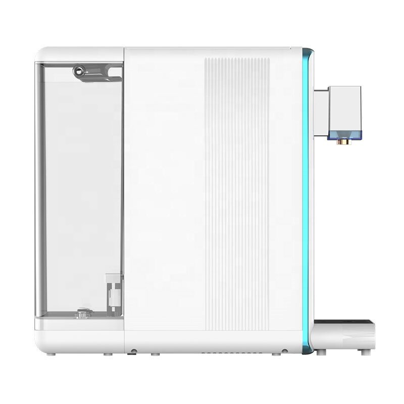 200G Pipeline Water Tank Free Installation Uv 6 Temperatures Ro Desktop Hot Cold Water Dispenser