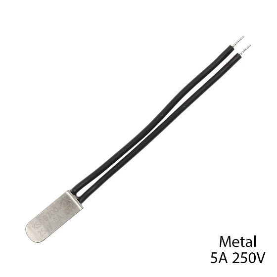 Металлический чип KSD9700 15/40/80/95C-155 градусов 5A 250 В, переключатель температуры, нормально открытый датчик термостата
