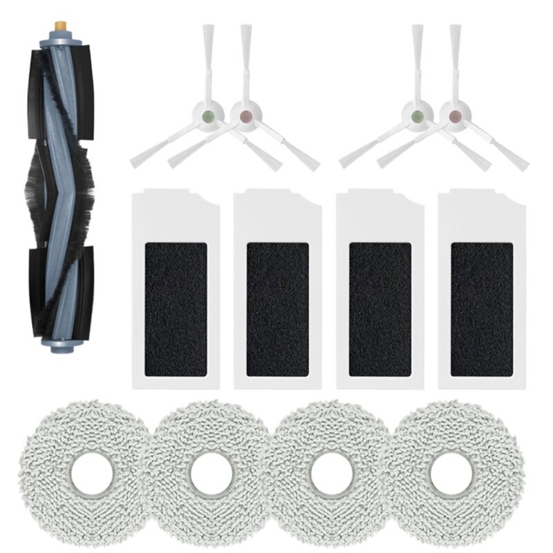 Pièces de rechange pour aspirateur Ecovacs Deebot X1S PRO / T10S PRO, brosse principale, filtre HEPA, vadrouille, gril, sac à poussière, accessoires