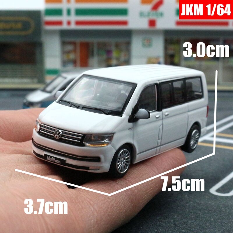 1:64 Volkswagen T6 Multivan MPV Van Miniature Model 1/64 Free Wheels Toy Car Vehicle Diecast Alloy Collection Gift For Boys Kid