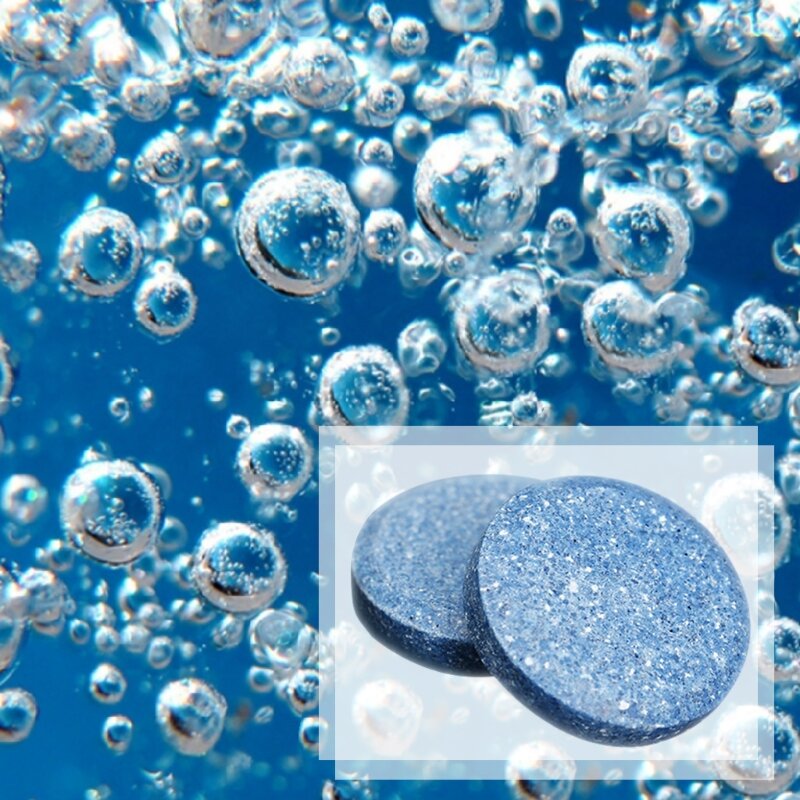 10 шт., средство для мытья лобового стекла автомобиля, компактные шипучие таблетки, моющее средство