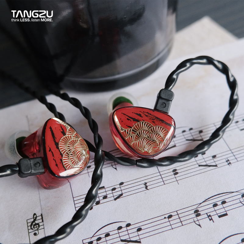 TANGZU Xuan Nv Hifi Dual DD In-ear Monitors Earphones 2pin 0.78mm Cable IEM Headest Headphones