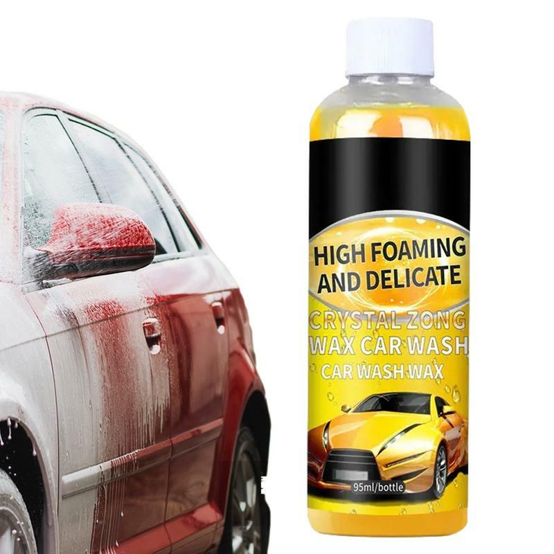Champú Exterior para coche, limpiador líquido espumoso de alta concentración, fórmula neutra segura, Para manchas resistentes, 3,2 oz
