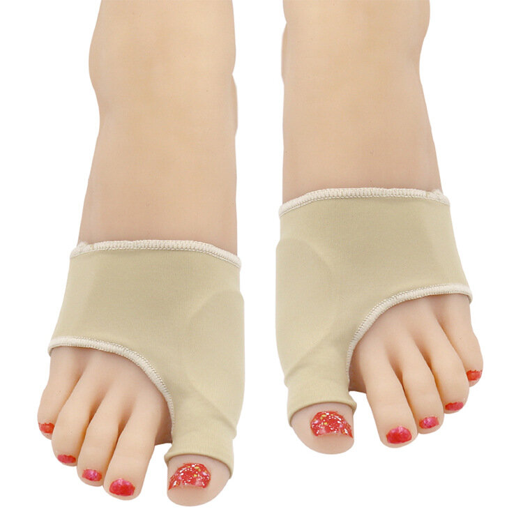 1 para korektor Separator palców stopy podkładka żelowa rozciągania nylonu palucha koślawego osłona zabezpieczająca Separator palców stopy ochraniacz ortopedyczny