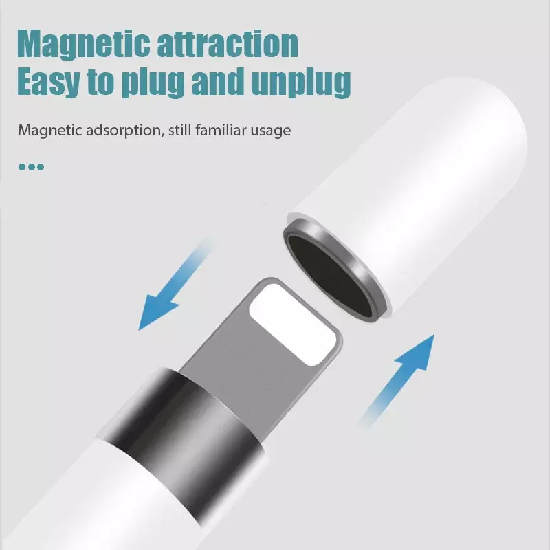 Tapa de repuesto magnética Compatible con punta de lápiz Apple, adaptador de carga para Apple Pencil 1ª generación, accesorios para iPad