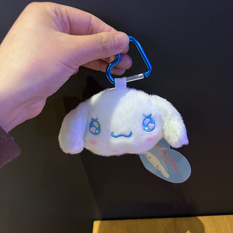 Mainan mewah Sanrio Kuromi My Melody baru dompet koin Cinnamoroll lucu gantungan kunci boneka boneka boneka lucu hadiah Natal anak-anak