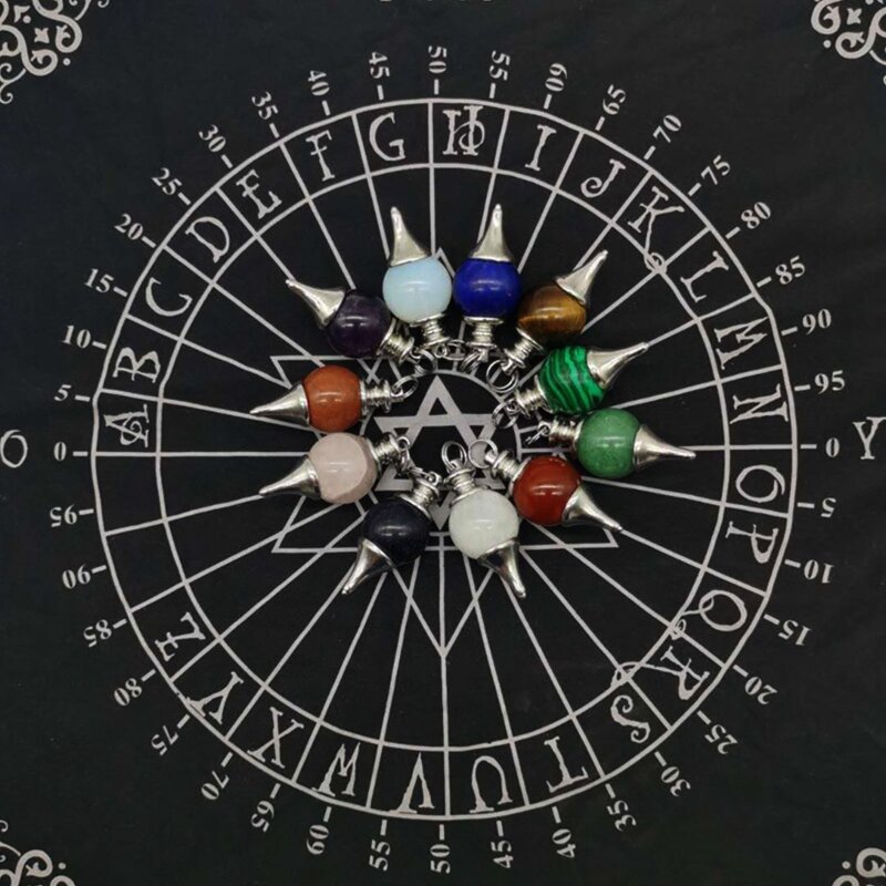 Penjualan Baru 2022 Baru Taplak Meja Tarot Ramalan Kartu Tarot Pad Pendulum Pentacle Ajaib Rune Tarot Altar Taplak Meja 30x30cm