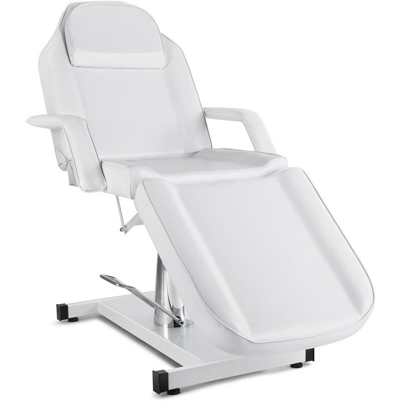 Meja pijat tempat tidur wajah, kursi tato dapat diatur dengan Gratis tempat tidur tukang cukur kursi Spa Salon pijat peralatan tempat tidur tato