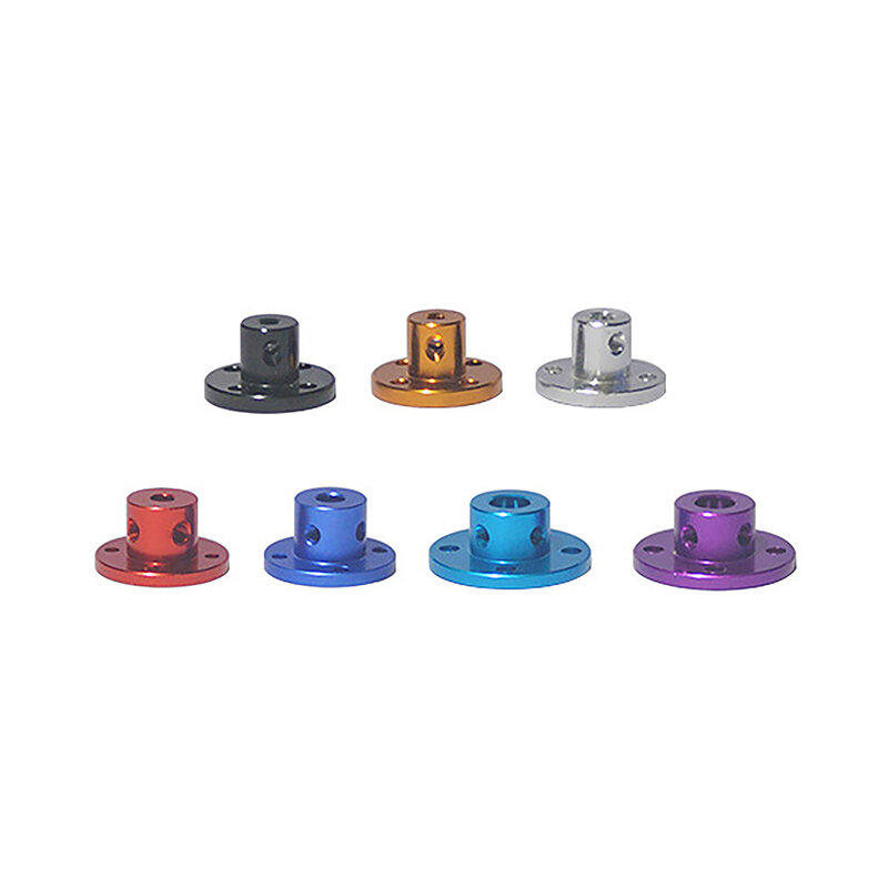 Color Aluminum Alloy Flange Plate Rigid Flange Coupling 3/5/6mm Hole Motor Guide Shaft Connector 3D Printer Accessories