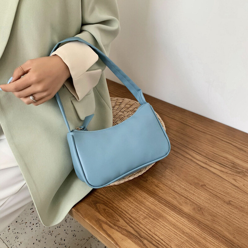Moda semplice Totes borse per le donne nuova borsa Vintage alla moda vendita calda femminile piccole borse subascellari Casual Mini borsa a tracolla