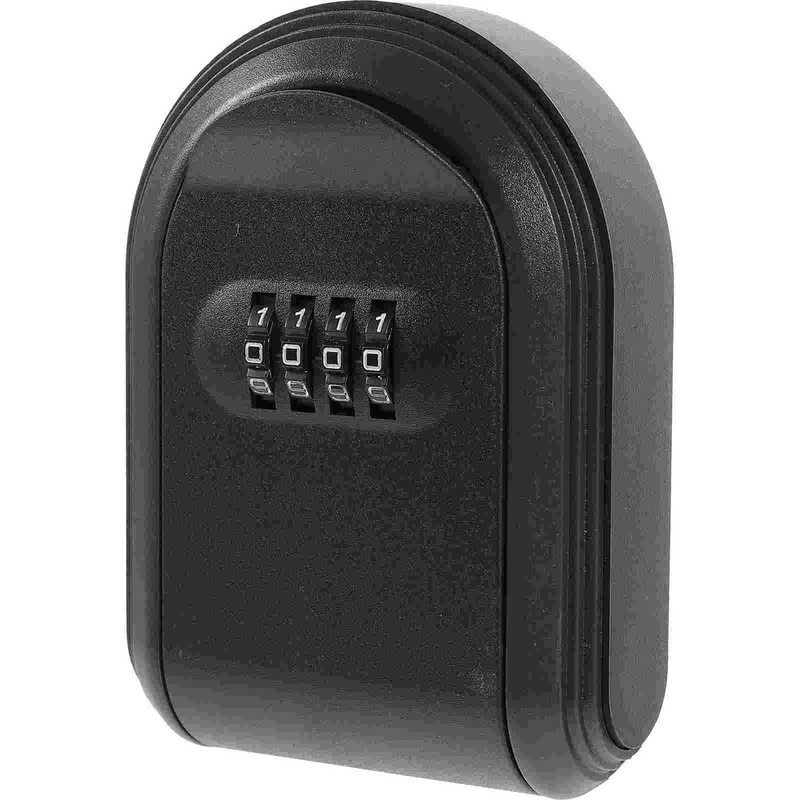 Сейф для ключей, дверной замок с паролем, настенный (черный), 1 шт., пластиковый замок с замком
