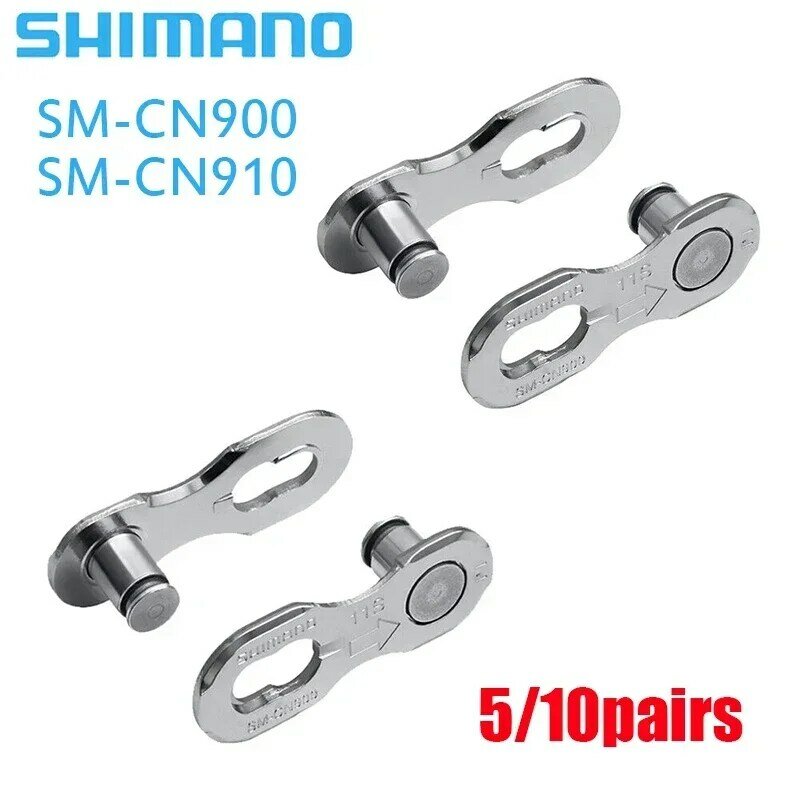 Złącze łańcuch rowerowy Shimano 11-biegowe SM-CN900 łańcuchowe SM-CN910 11V 12V Road MTB łańcuch rowerowy HG-X11 szybkie łączenie 10/5 par