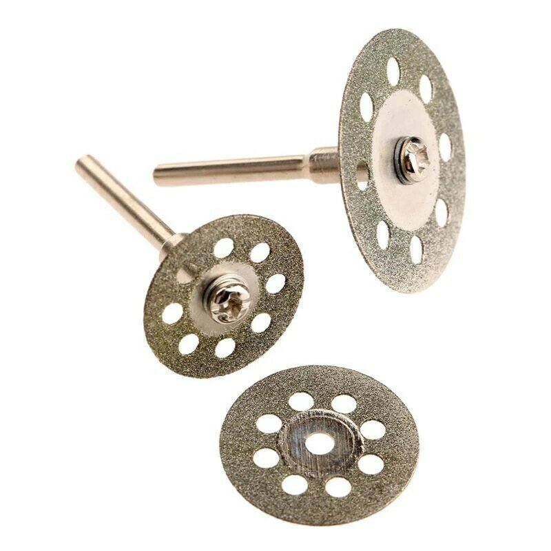20Pcs Accessories Diamond Cutting Disc For Metal Grinding Wheel Disc Mini Circular Saw For Drill Rotary Tool, 10Pcs 20Mm & 10Pcs