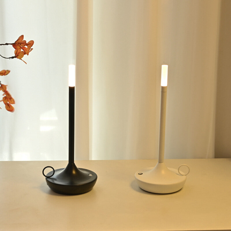 Lampe Led tactile Rechargeable par USB, idéale pour un bureau, un Restaurant, une Table d'étude ou de lecture, luminaire décoratif d'intérieur, idéal pour une chambre à coucher ou comme veilleuse