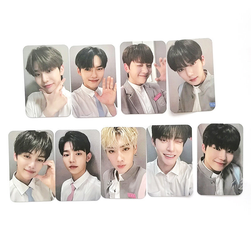 KPOP ZB1 9pcs Selfie Photocards Boy Planet New Group Double-Sided LOMO Cards Ricky ZEROBASEONE Fans Collections