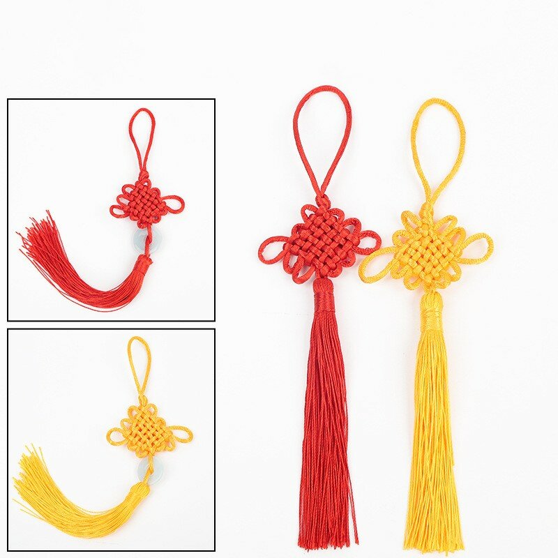 Chinese Knot 2022 Lunar Chines New Year Decorations For Home  Pendant Hanging Ornaments Spring Festival Festive Red Tassel Gift