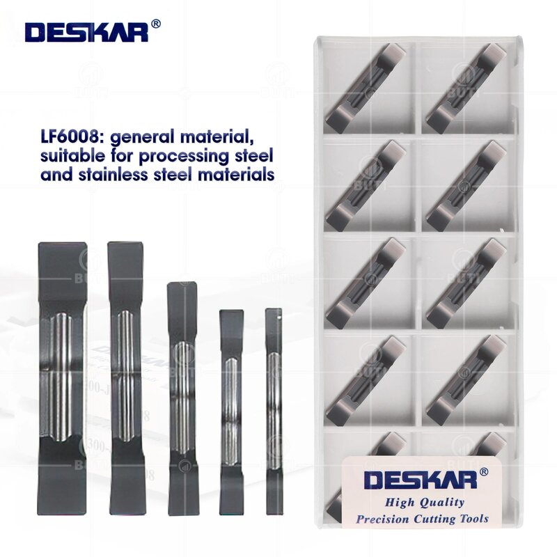 Deskarar-Hoja de ranurado de torno CNC para procesamiento de Material General, 100% Original, MGGN150, 200, 250, 300, 400, 500-JM, LF6008