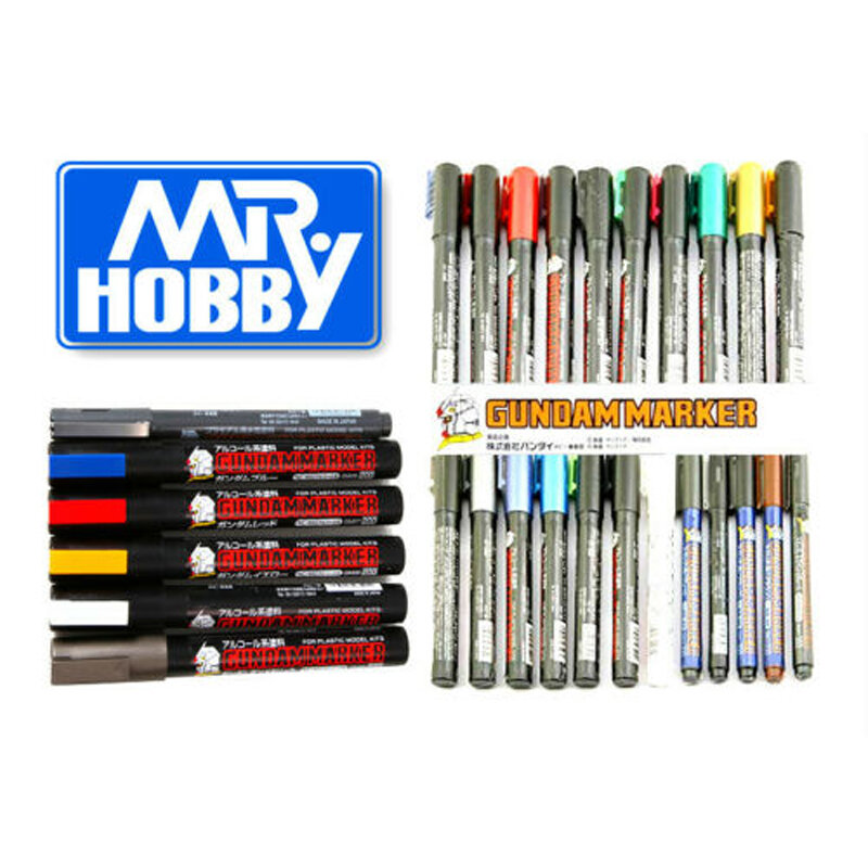 Mr. قلم طلاء ، مجموعة نماذج ذاتية الصنع ، علامة ألوان ، غنز ، GSI