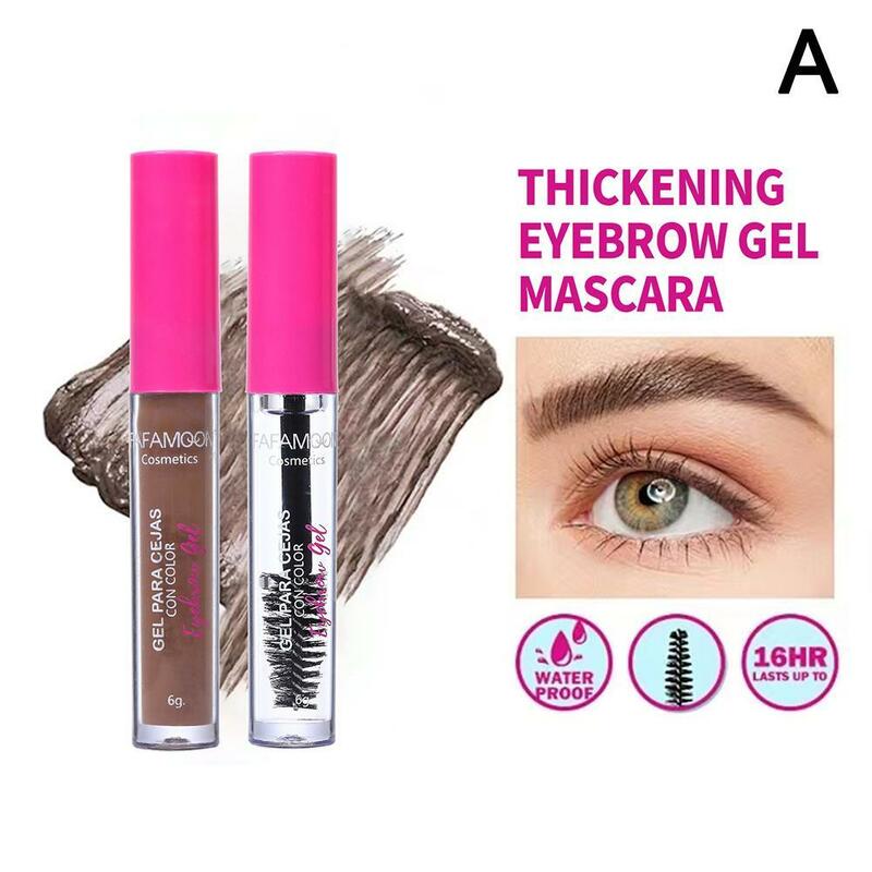 3 Colors Natural Liquid Dyeing Eyebrow Cream Set Waterproof Brown Tint Eyebrow Beauty Mascara Eyebrows Painting Makeup