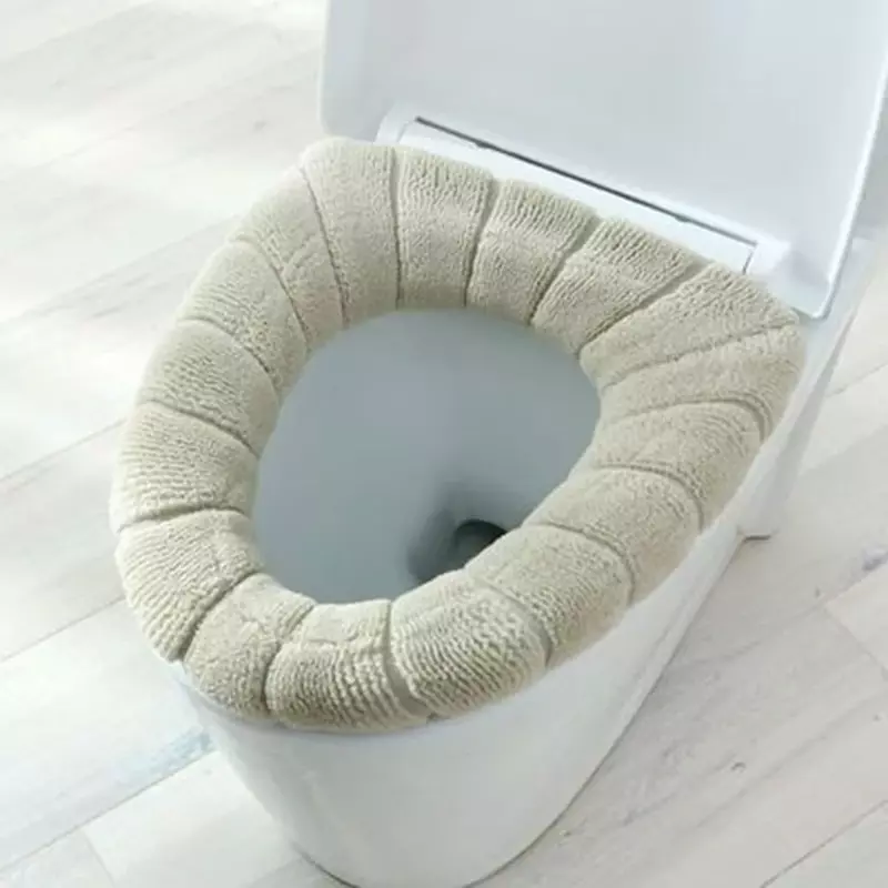 Penghangat kamar mandi Toilet dapat dicuci alas lembut tempat duduk penutup dari bahan berkualitas tinggi, tahan lama dan praktis untuk digunakan