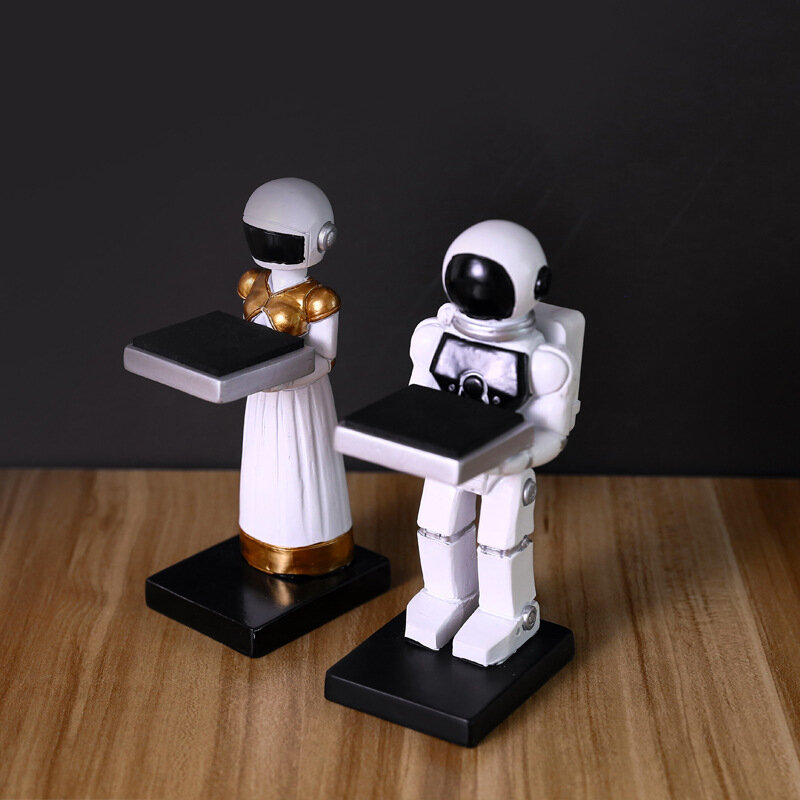 Cartoon Robot Horloge Standsteun Apple Watch Houder Basis Creatieve Astronaut Horloges Display Beugel Tafelaccessoires Opslag