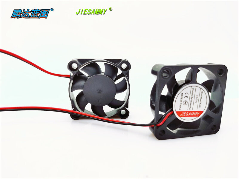JIESMMY-Versão de alta velocidade Duplo Ball Bearing Fan, Brand New, 12V, 24V, 12V, 5V, 4cm, 40x40x10mm Fan, 4010
