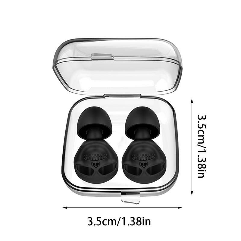 Noise Cancelling Earplugs Skull Design Ear Plugs For Concentration Silicone Ear Plugs Hearing Protection Ear Plugs Concert Ear