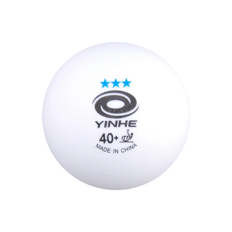 Yinhe Galaxy 3stars Original White Balls 40+ New Materials Plastic Seamless Ping Pong Balls Official Ball Of World Games