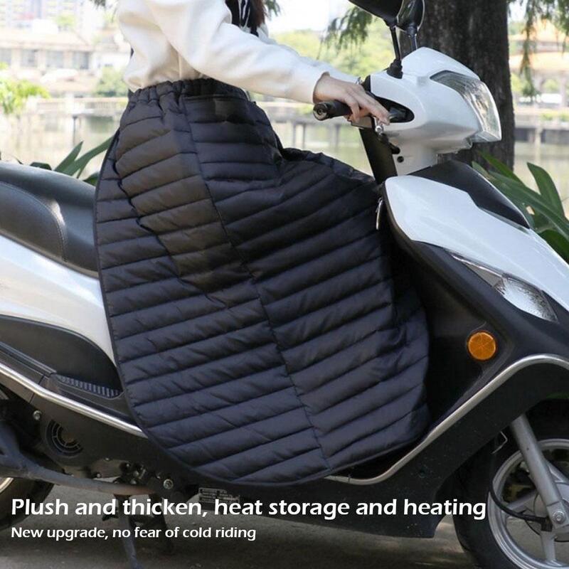 Scooters Leg Cover Knee Blanket Warmer Windproof Motorcycle Covers Apron Quilt Winter Motorcycle Leg Blanket For Riding Acc H3e6
