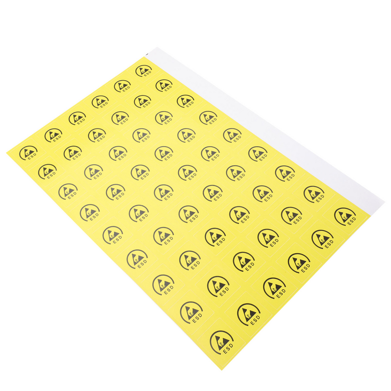 200 Pcs Static Stickers Warning Decals Caution Labels Device Anti-static Mechanical