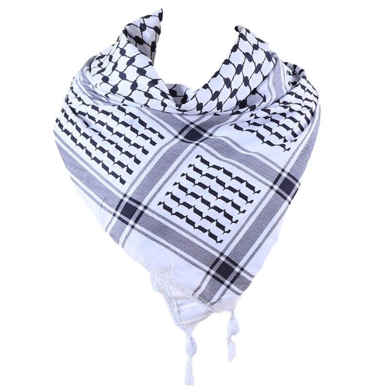 Houndstooth Scarf Shawl, Must Have Accessory for Outdoor Travel and Sports Dropship