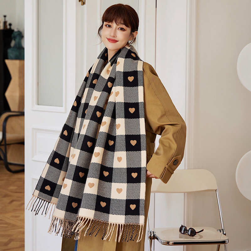 65*190cm Winter Scarf Scarves Adult Solid Luxury Autumn Fashion Designer Scarf Poncho Scarfs for Ladies Wrap