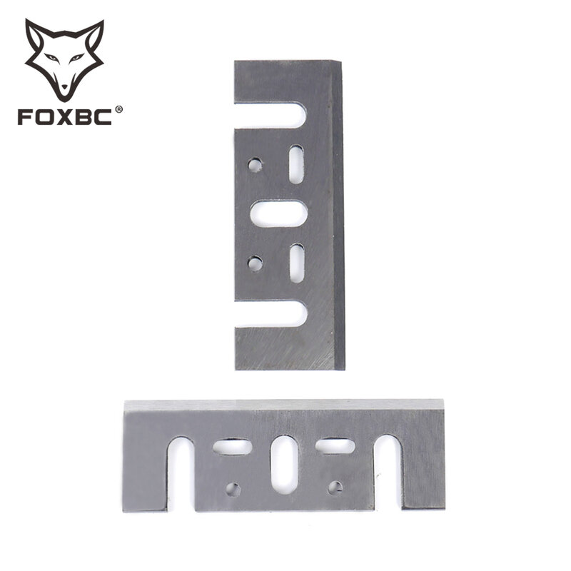 Строгальное лезвие FOXBC 110 мм из быстрорежущей стали 110 мм x 29 мм x 3 мм для интерскола, строгальное лезвие, 4 шт.